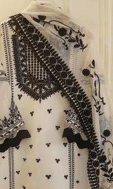 KP632-Agha Noor -WINTER 3PC Lawn Heavy Embroidered Shirt With Embroidered Bamber Dupatta